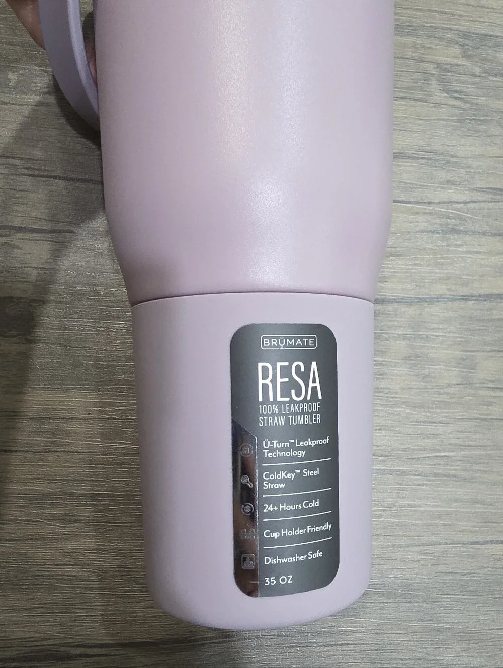 NWT BrüMate Resa 35 oz Leakproof Insulated Straw Tumbler Lilac Dusk Lavender